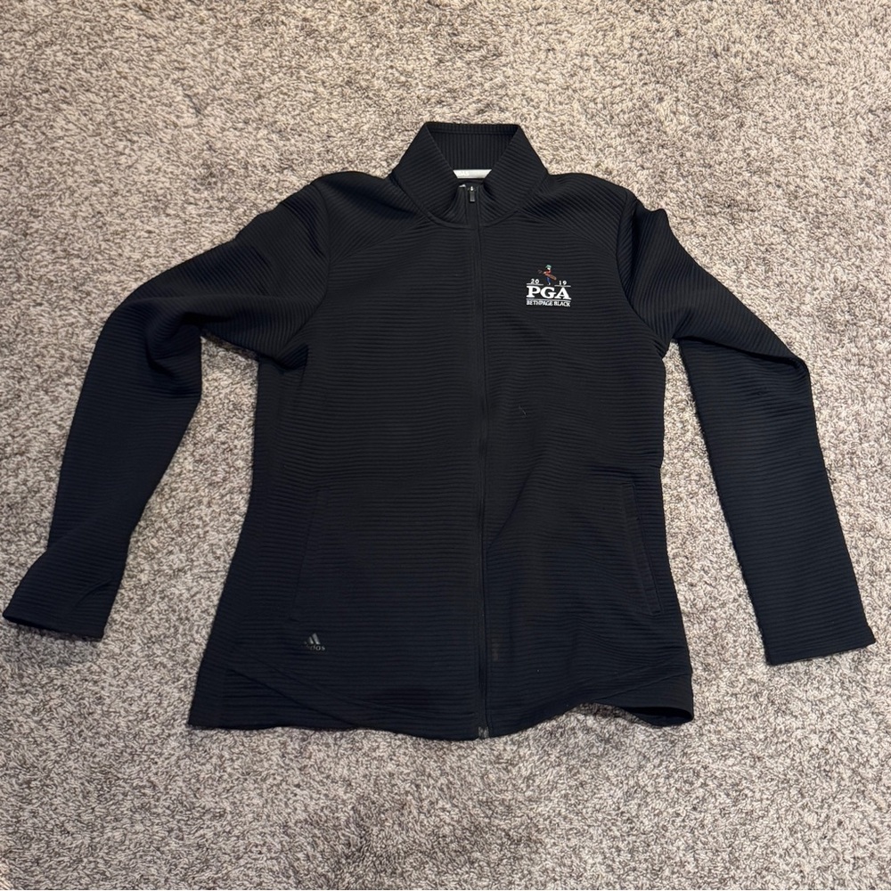 Adidas Black Golf Jacket